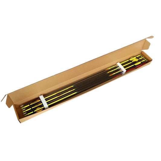 Pure Carbon ID4 Arrow Spine 400 1000 Shaft Feather Compound Recurve Peaceful Pleasures Health and Wellness orange sp700