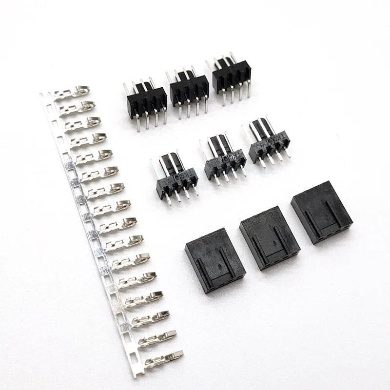 20PCS/Lot 2510 2.54mm KF2510 3+1P KF2510-4AW Male Female Housing Connector Straight Right Angle Pin Header 2.54mm 4pin Peaceful Pleasures Health and Wellness