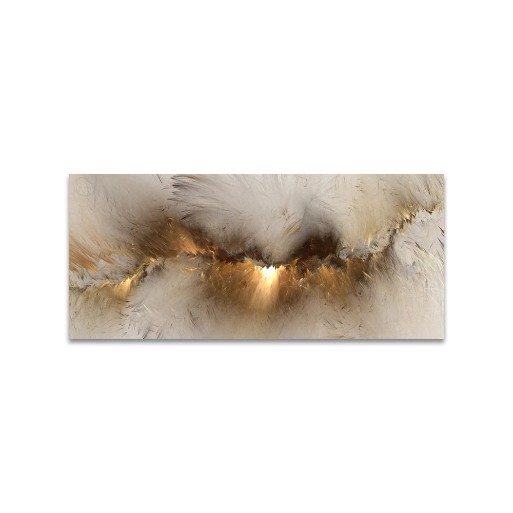 Grey Yellow Cloud Abstract Art Oil Painting Posters And Prints on Canvas Modern Art Independe Wall Picture For Living Room Decor Peaceful Pleasures Health and Wellness QP10215 40x80cm No Frame