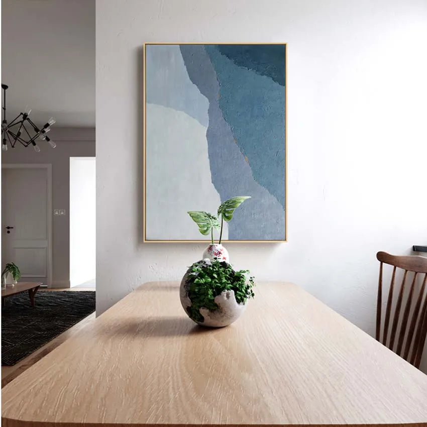 modern art paintings decorative wall painting canvas 100% manual oil painting for living room hotel restaurant hanging painting Peaceful Pleasures Health and Wellness