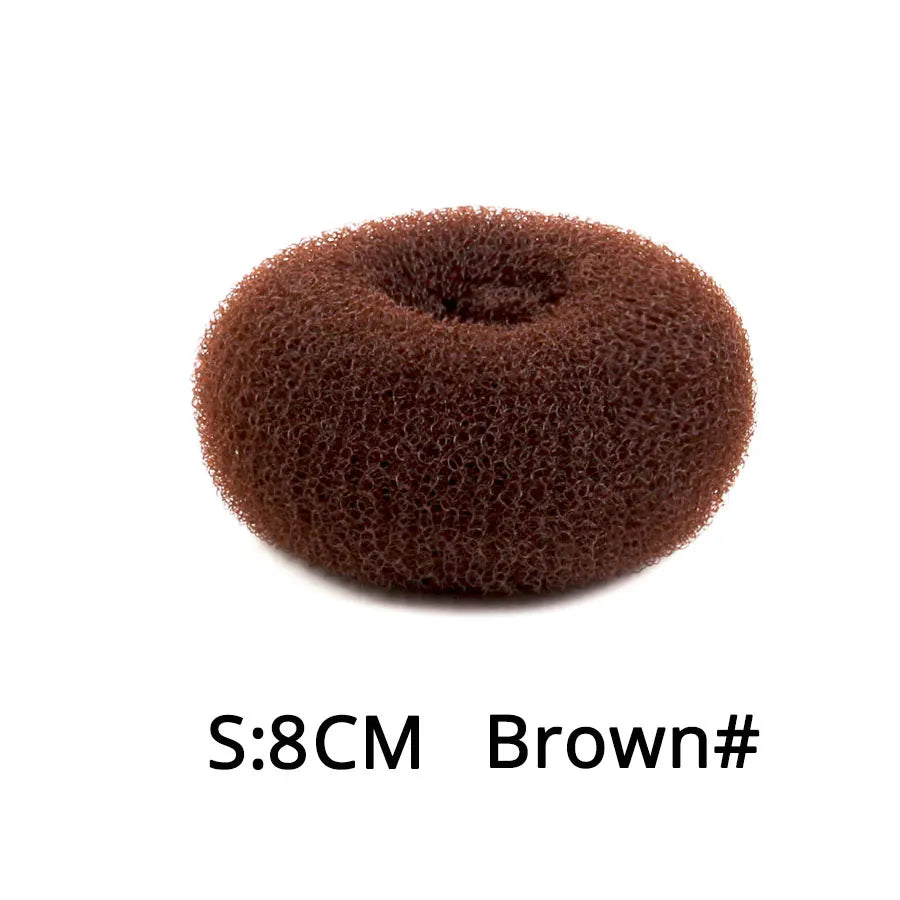 Professional Hair Bun Donut Women Elegance Donut Shape Hairstyle Bun Filler Hair For Girls Hair Accessories Peaceful Pleasures Health and Wellness S Brown China Mainland