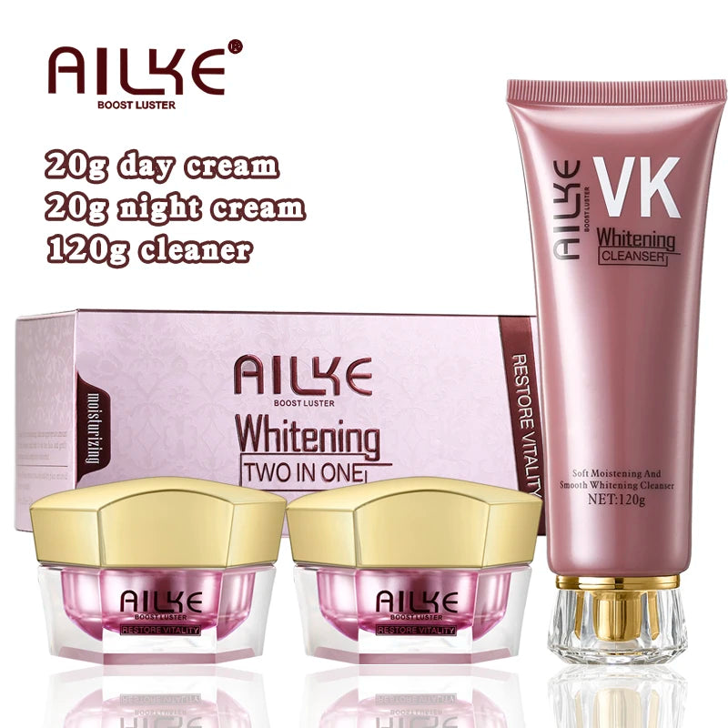 AILKE Brightening Facial Cream Set – Even Skin Tone, All Types