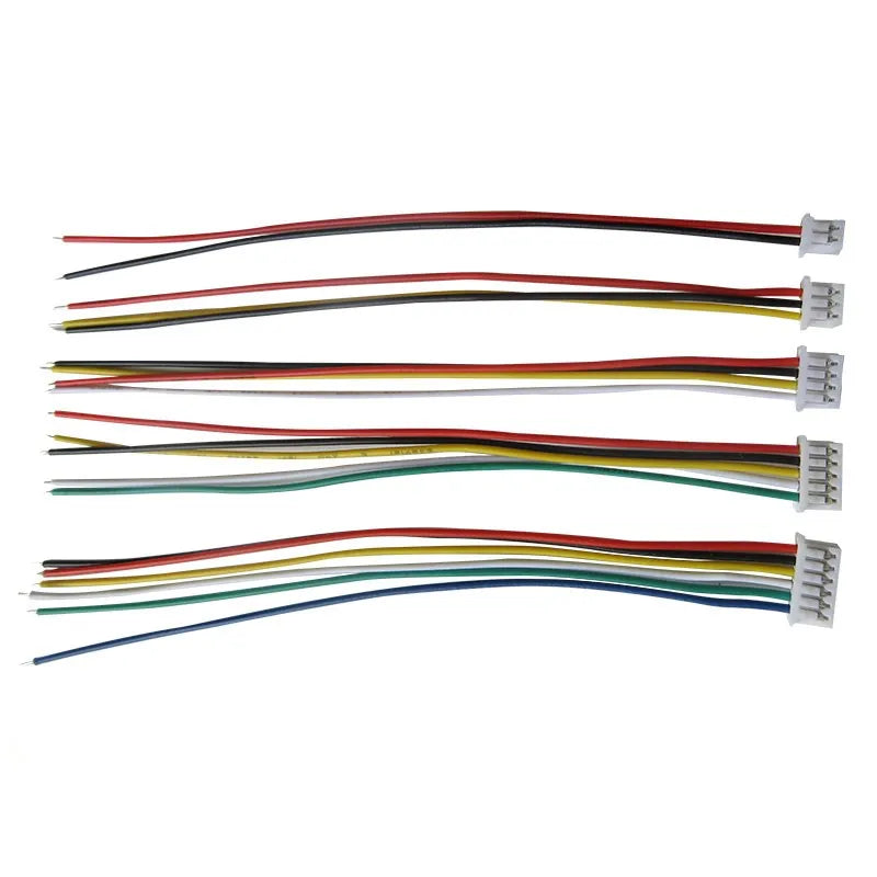 10Pairs JST 1.25 Male Female Wire Connector Pitch 1.25mm 2P 3P 4P 5P 6P JST Plug Jack Terminal Cable Connector Length 10CM Peaceful Pleasures Health and Wellness