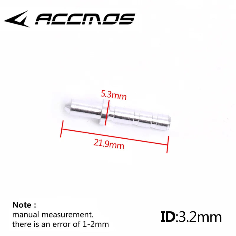 Archery Compound Recurve Bow Arrows Aluminum Nock Pin Arrow Shaft ID