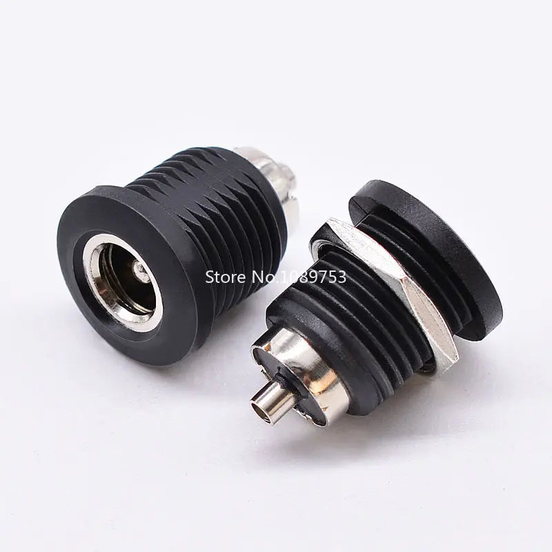 10Pcs DC Large Current Charging Jack 5.5x2.5mm / 5.5x2.1mm Female Panel Mount Connector 5.5x2.5/2.1mm Socket Connector Peaceful Pleasures Health and Wellness