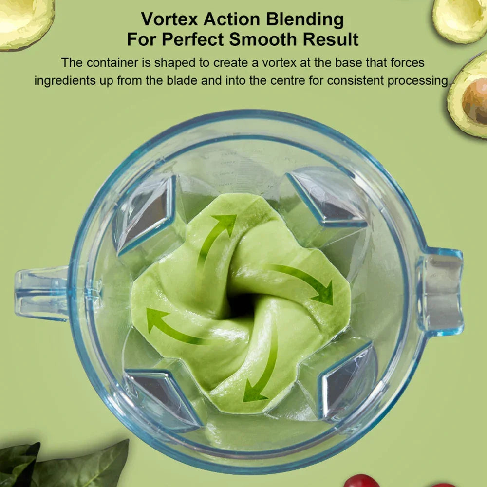 BPA Free Heavy Duty Professional Commercial Bar Blender Food Mixer Juicer Ice Crusher Smoothie Maker Max 2200W Peaceful Pleasures Health and Wellness