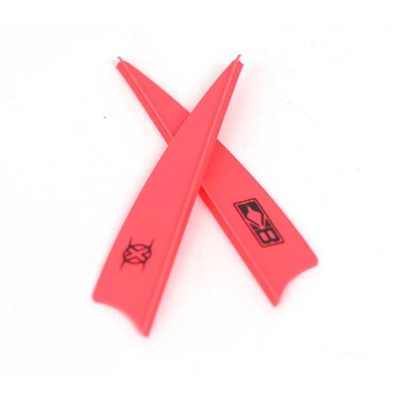 50 Archery BOLT Fletching Vane Crossbow Arrow Feather DIY Hunting