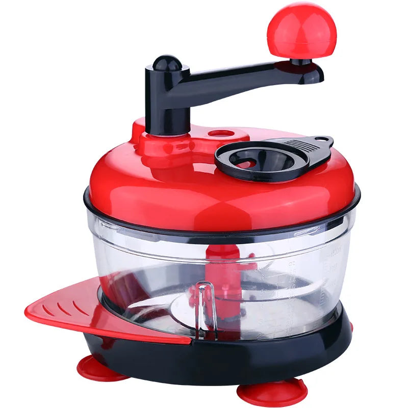 Multi-function Kitchen Manual Food Processor Household Meat Grinder Vegetable Chopper Quick Shredder Green Cutter Egg Blender Peaceful Pleasures Health and Wellness