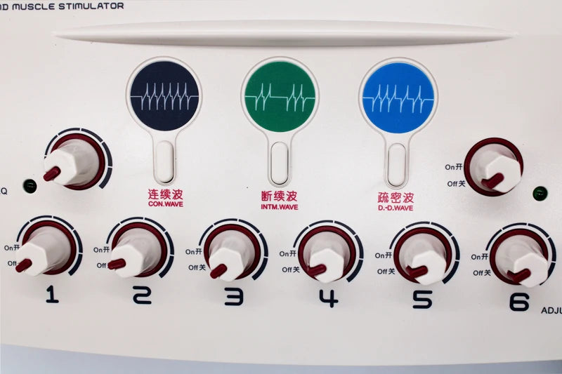EMS Electroacupuncture Muscle Stimulator | 6-Channel Low Frequency