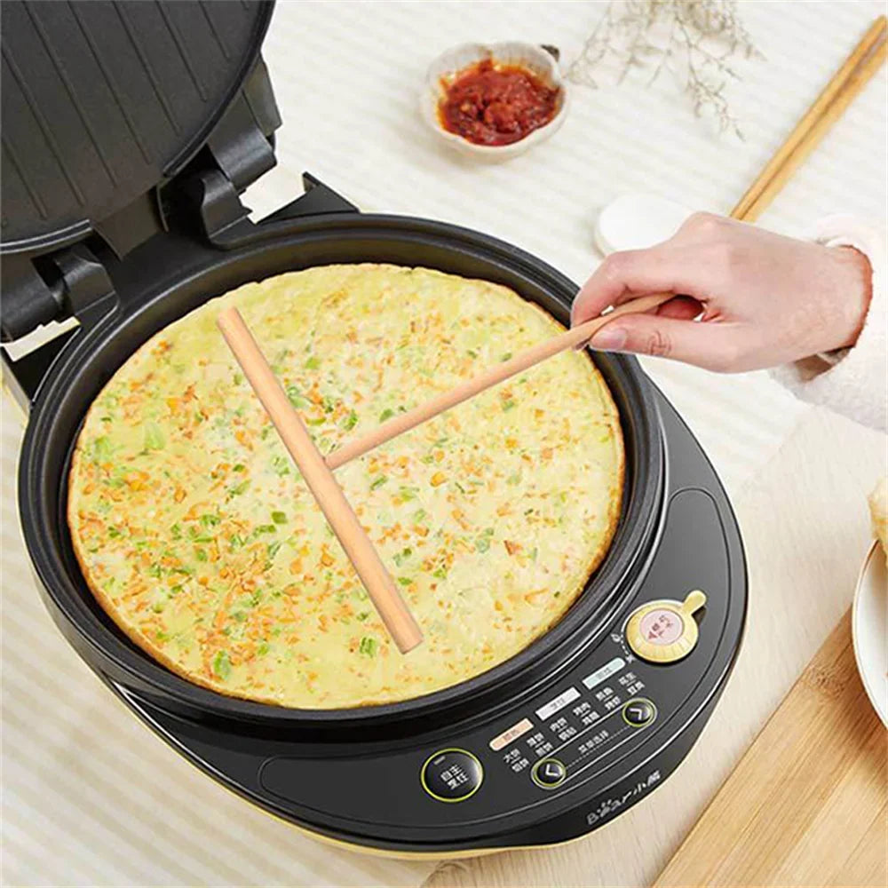 Wooden Crepe & Pancake Batter Spreader – T-Shape Tool