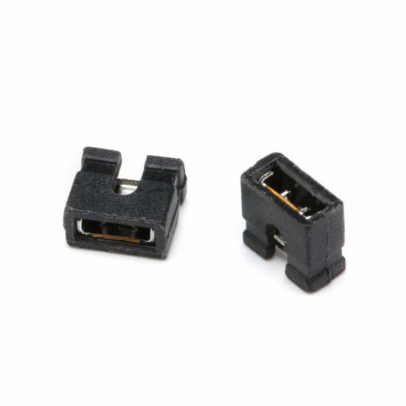 100PCS Pitch 2.0mm Shorting Cap Pin Header Jumper Cap Short Block Black Circuit Board Jumper Cap Peaceful Pleasures Health and Wellness