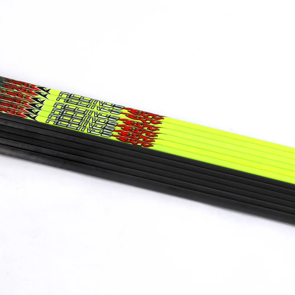 6 Pure Carbon Arrow Shafts 4 2 ID Spine 300-1000 Hunting Shooting