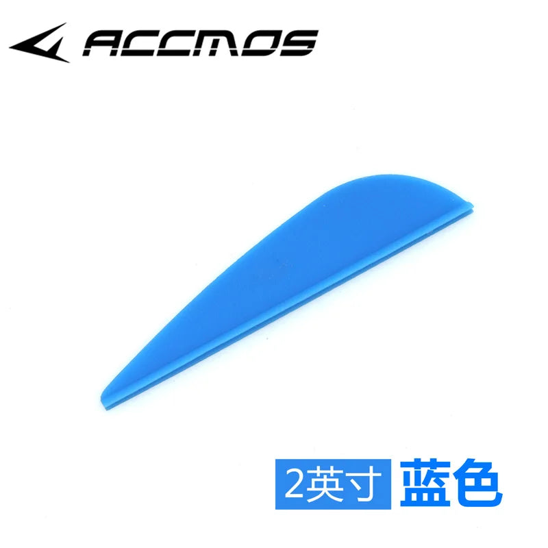 Lot Rubber Arrow Vanes 2 5 3 4 Inches Plastic Fletch Archery Feathers