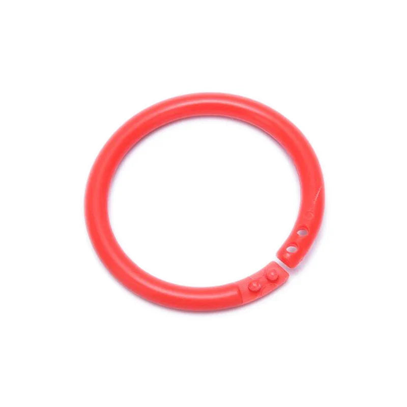 20Pcs 28mm Plastic Loose Leaf Binder Rings | DIY Notebook Albums