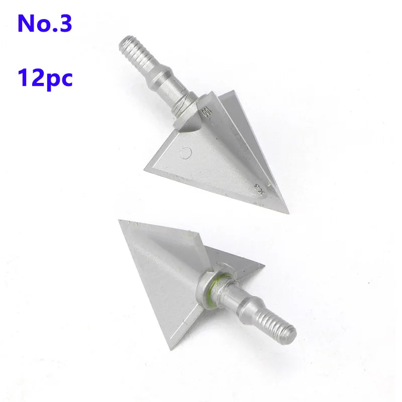 Archery Arrowheads Shooting Hunting Broadhead Points 100Grain 3-Blade