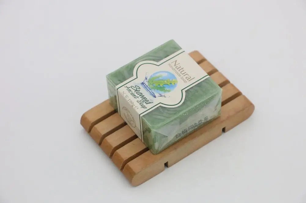 Natural Handmade Soap – Bamboo Charcoal, Chamomile & Volcanic Mud