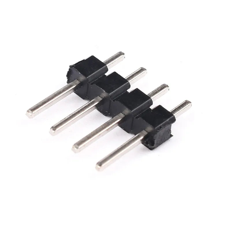 20PCS Gold Plating 2.54mm Single Row Male Pin Header 1x2P/3/4/5/6/8/10P/12/20 40Pin Strip Connector Peaceful Pleasures Health and Wellness