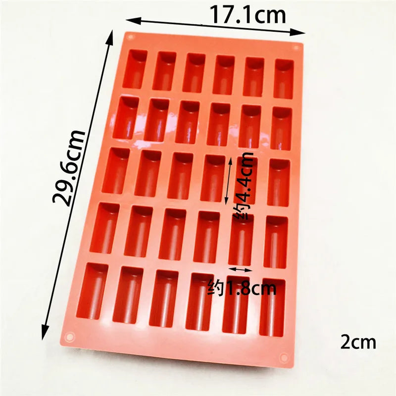 30 Holes Silicone Cake Mold Chocolate DIY Cake Baking Decorating Tools Desserts Cakes Mould Candy Bakeware Molds Mini Cake Pan Peaceful Pleasures Health and Wellness