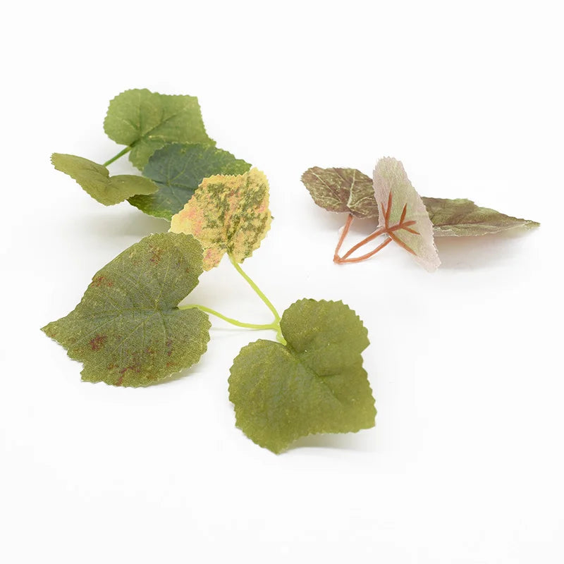 Artificial Silk Leaves for Wedding, Home & Garden Décor 10/20 Pcs Artificial Decorative Leaves Peaceful Pleasures Health and Wellness