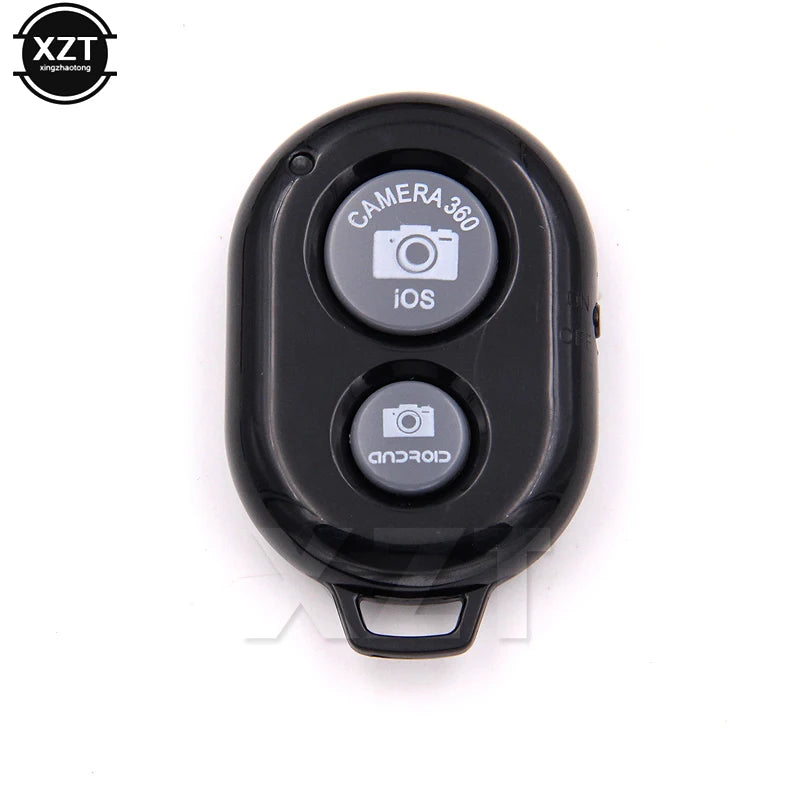 Bluetooth Wireless Remote Shutter for iOS & Android Selfies Peaceful Pleasures Health and Wellness black