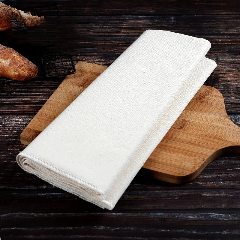 French Fermented Cotton Cloth Proofing Flax Dough Bakers Pans Proving Bread Baguette Baking Mat Pastry Kitchen Tools Peaceful Pleasures Health and Wellness