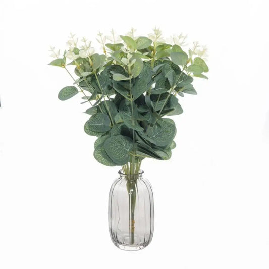 Artificial Eucalyptus Stems – Silk Faux Leaves for Home & Wedding Artificial Plant Stems Peaceful Pleasures Health and Wellness