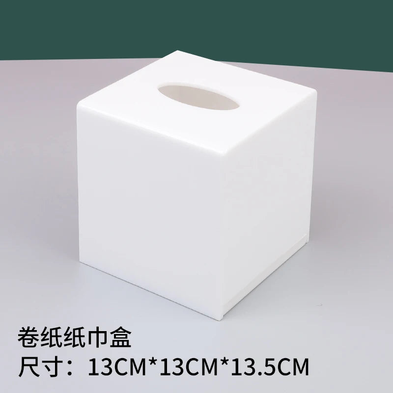 Modern Acrylic Tissue Box Cover | Holder & Dispenser