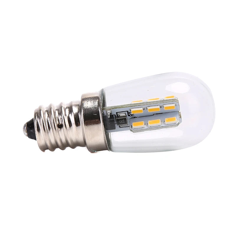 E12 LED Bulb 220V Globe Glass Lamp – Refrigerator & Sewing Machine