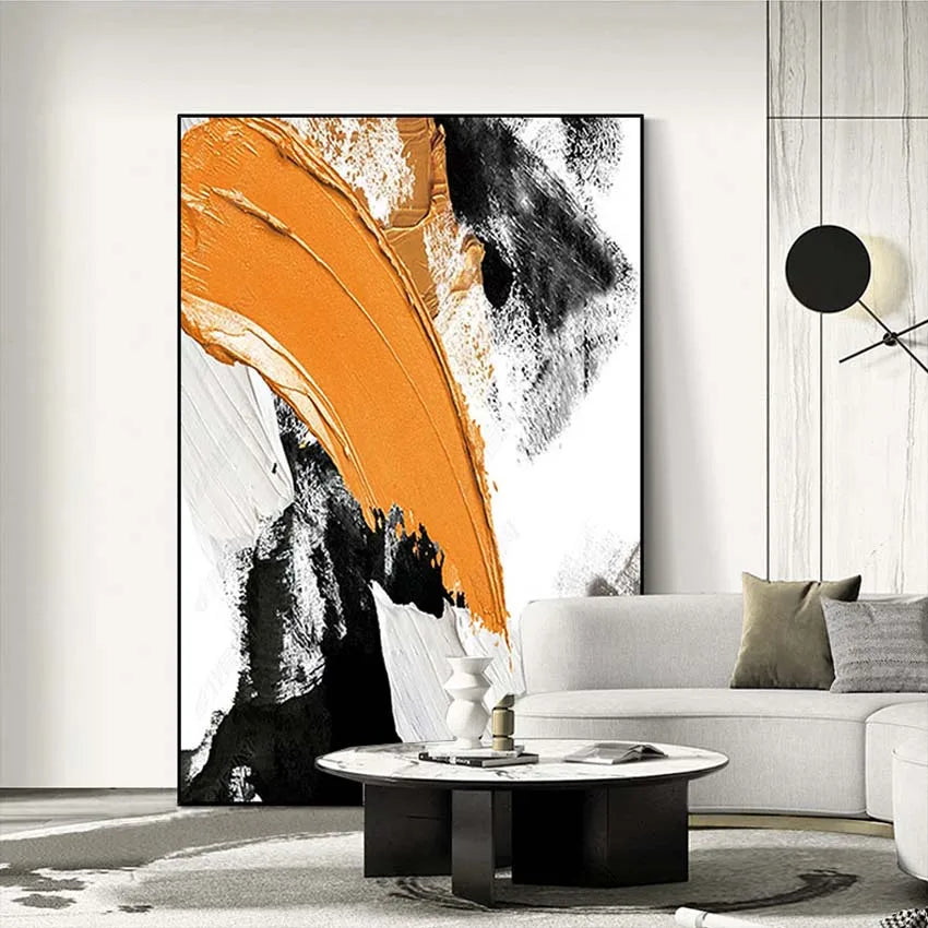New Abstract Art Decorative Mural Canvas 100% Handmade Customizable Oil Painting Living Room Hotel Restaurant Hanging Picture Peaceful Pleasures Health and Wellness