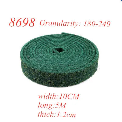 5M Stainless Steel Scouring Pad Roll – Metal & Wood Polishing