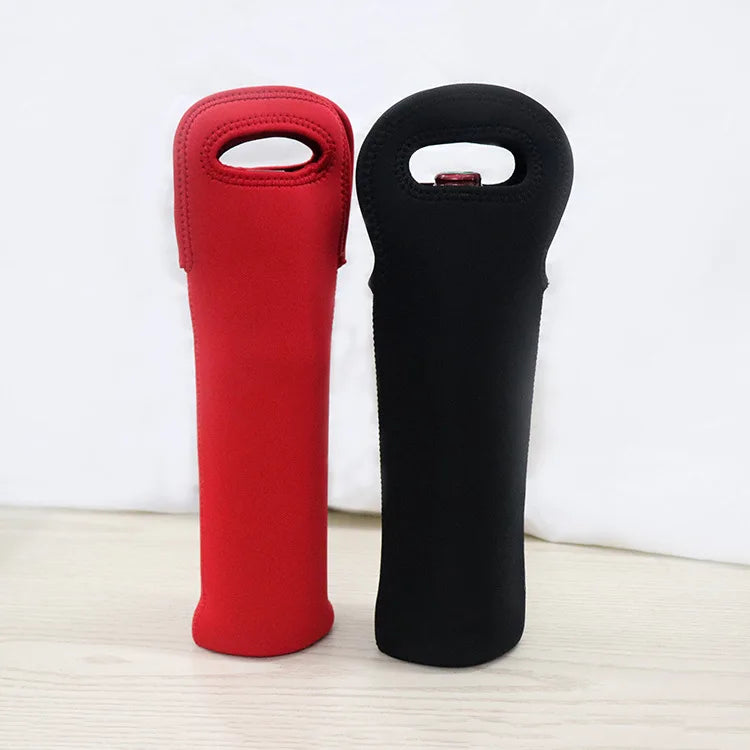 Neoprene Wine Tote Cooler Package for One Bottle Bag Reusable Carrier Cooler Bag for Wedding Birthday Free Shipping Insulated Peaceful Pleasures Health and Wellness