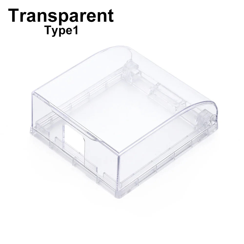 86 Type Waterproof Socket Cover | Self-Adhesive Wall Switch Box