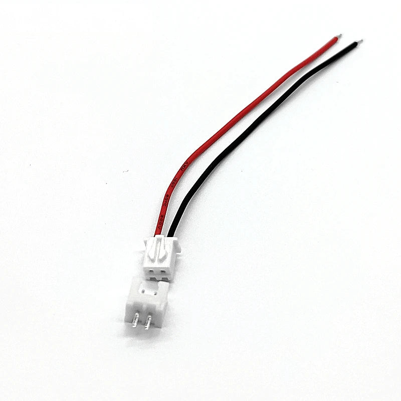 100 SETS JST XH 2.5-2 Pin Battery Connector Plug Female & Male with 100MM Wire Peaceful Pleasures Health and Wellness