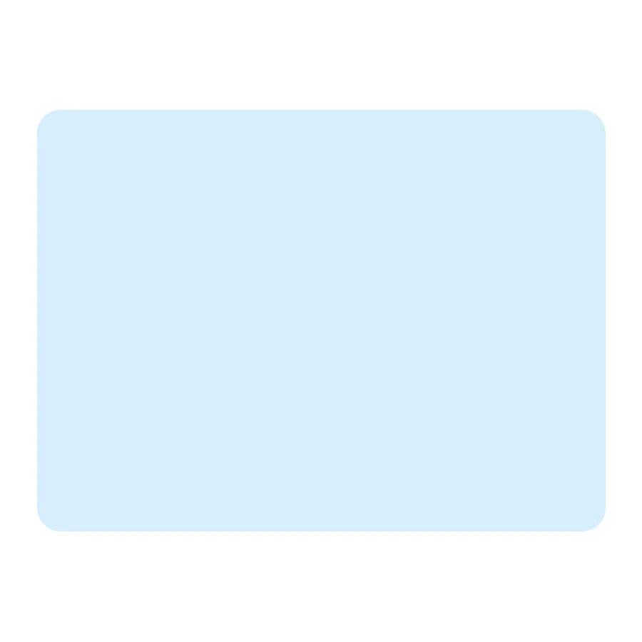 NEW Silicone Waterproof Placemat Table Mat Heat Insulation Anti-skidding Washable Durable For Kitchen Dining Peaceful Pleasures Health and Wellness SKY BLUE China Mainland