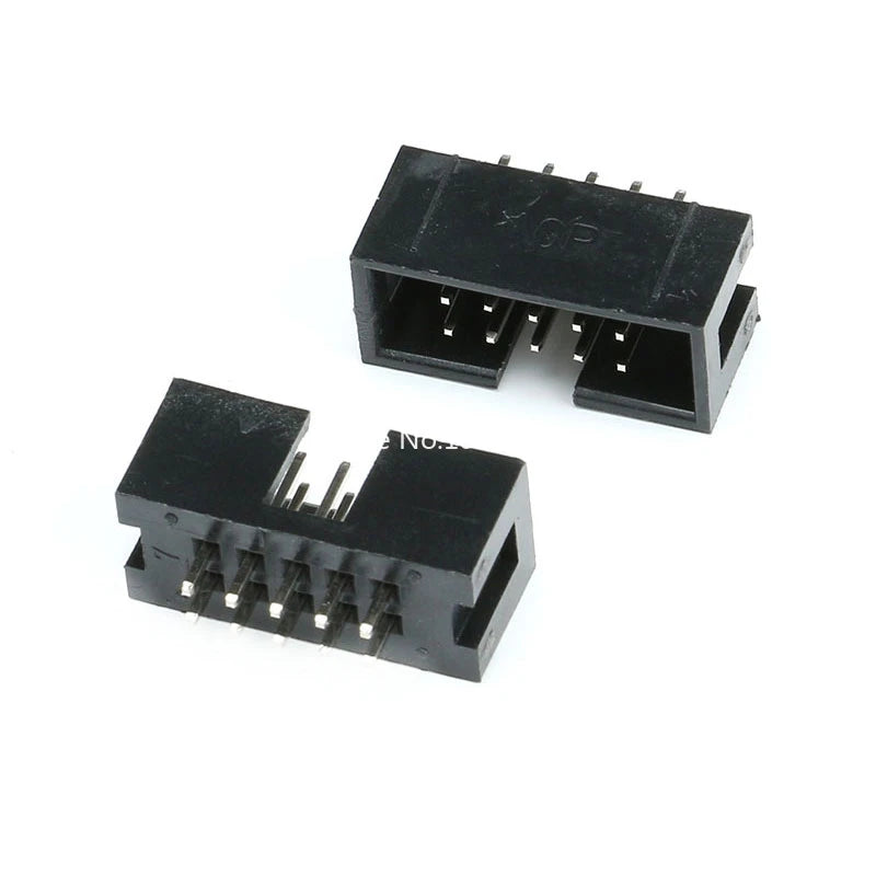 10PCS DC3 JTAG ISP Socket 2.54mm IDC Box Header Connector 6P/8P/10P/14P/16P/20P/30P/34P/40P Double Row Straight / Curved Needle Peaceful Pleasures Health and Wellness