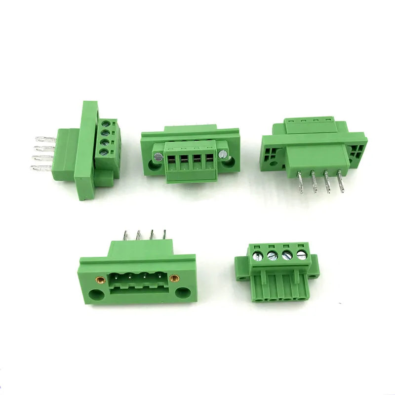 5sets KF2EDGWB 5.08 2/3/4/5/6/7/8/9/10/12Pin Wall Terminal Plug Type 5.08mm Pitch Connector Pcb Screw Terminal Block Peaceful Pleasures Health and Wellness