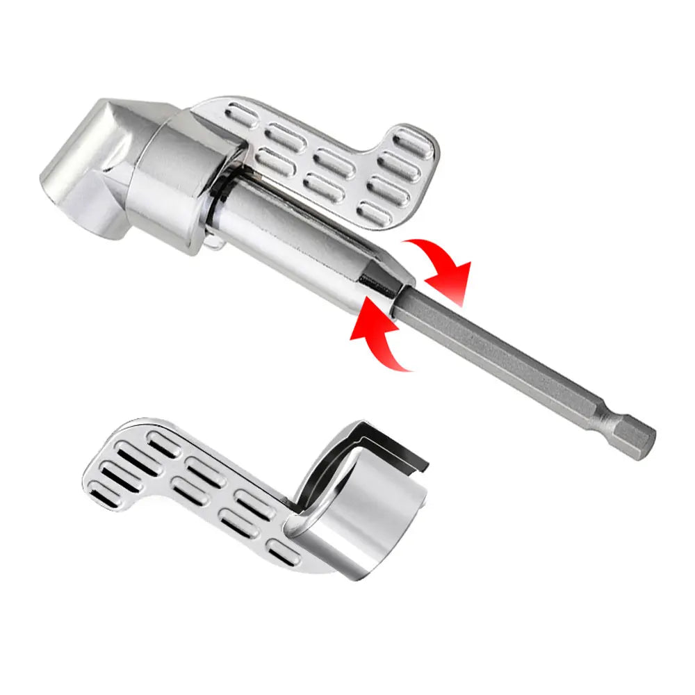 105 Degree Angle Screwdriver Set Holder Adapter Adjustable Bits Nozzles Angle Screw Driver Tool 1/4" Inch Magnetic Angle Driver Peaceful Pleasures Health and Wellness