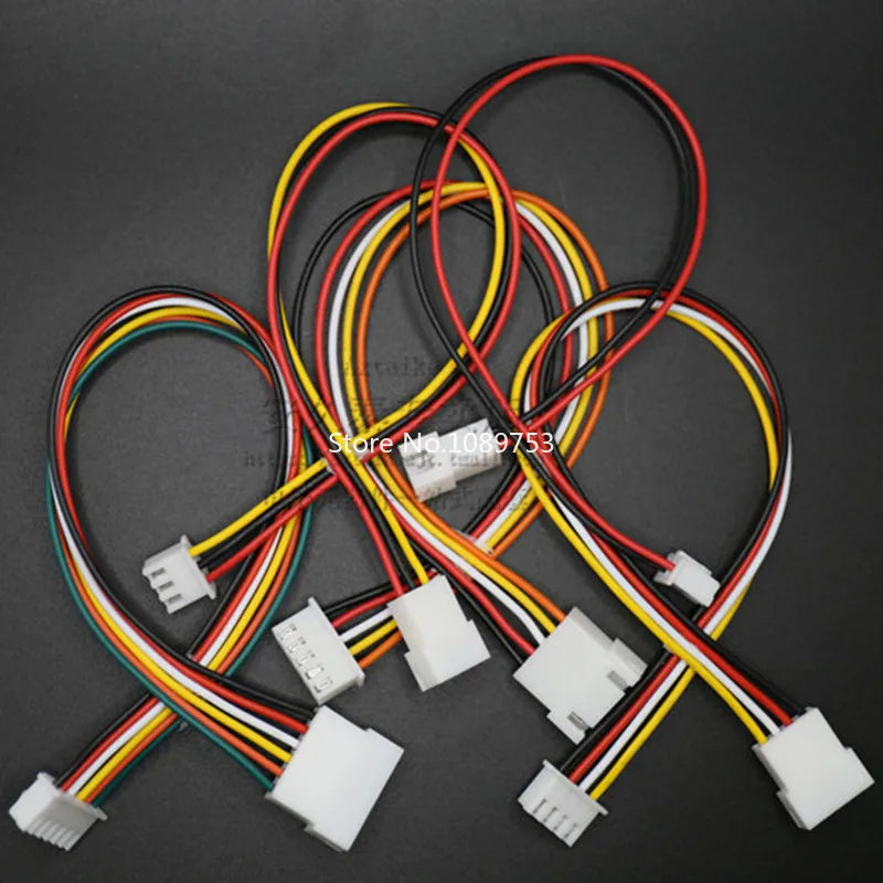 5pcs XH2.54 Extension Line 2/3/4/5/6p XH 2.54mm Male To Female Connector With 10/20/30cm Cable 26AWG Peaceful Pleasures Health and Wellness