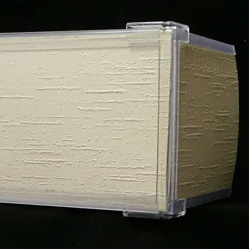 Vertical Blind Valance Corners 4-Pack 3.5" Clear Plastic L-Shape