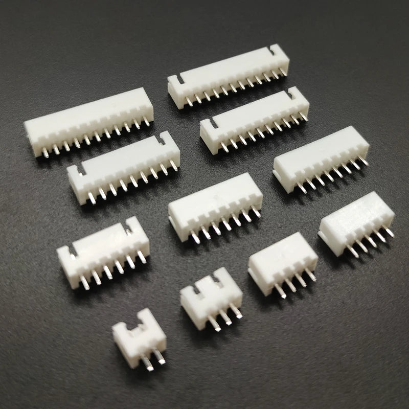 40pcs XH2.54 2.54mm Socket Connector Pin Header Straight Pin 2p-12p Total 11 Types Peaceful Pleasures Health and Wellness