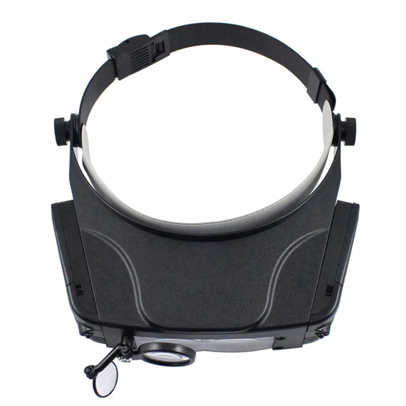 Optical ABS Multiple Head-mounted Magnifying Glass LED Reflective Lens Surgery Loupe Peaceful Pleasures Health and Wellness