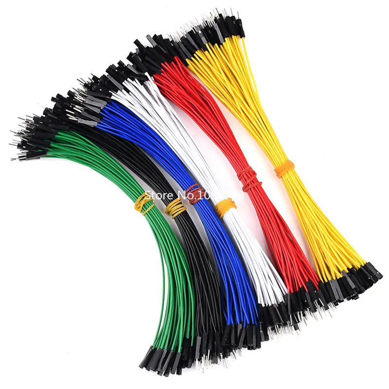50pcs DIY Electronic Kit Breadboard Dupont Cable For Arduino 20cm 2.54mm Line Male Female Dupont Jumper Wire Cable 1P Connector Peaceful Pleasures Health and Wellness Female to Male