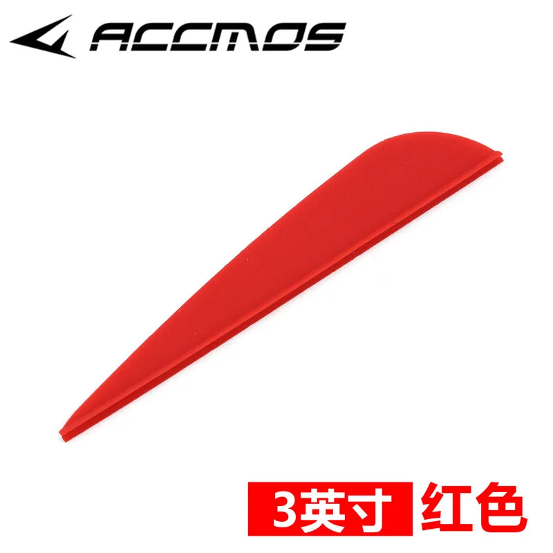 Lot Rubber Arrow Vanes 2 5 3 4 Inches Plastic Fletch Archery Feathers