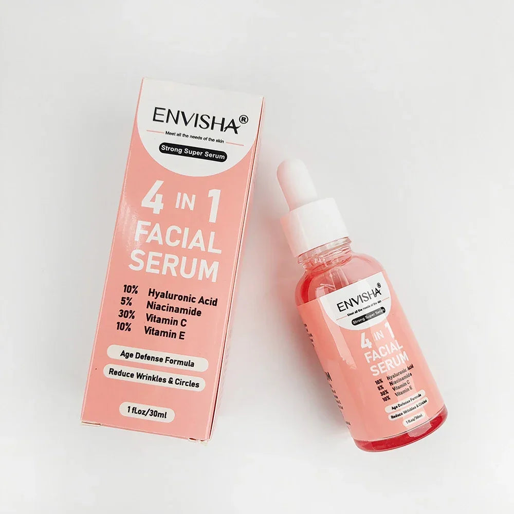 ENVISHA Facial Serum – Hyaluronic Acid, Niacinamide & Astaxanthin Peaceful Pleasures Health and Wellness