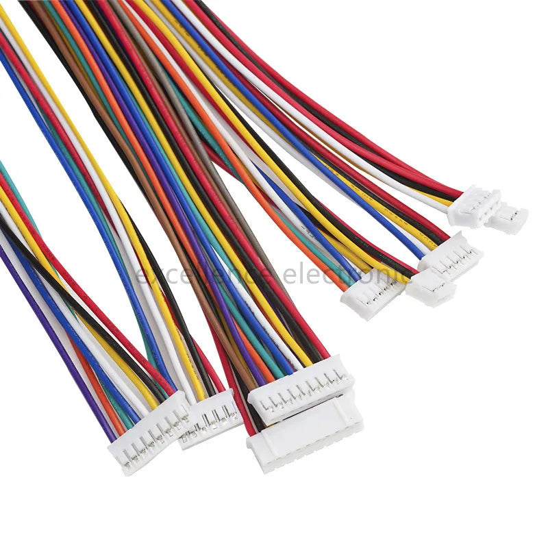 10PCS PH2.0 Electronic Wire PH 2.0mm Double Head Terminal Wire 10cm/20cm/30cm Cable 26awg Same Side / Reverse Side Connector Peaceful Pleasures Health and Wellness