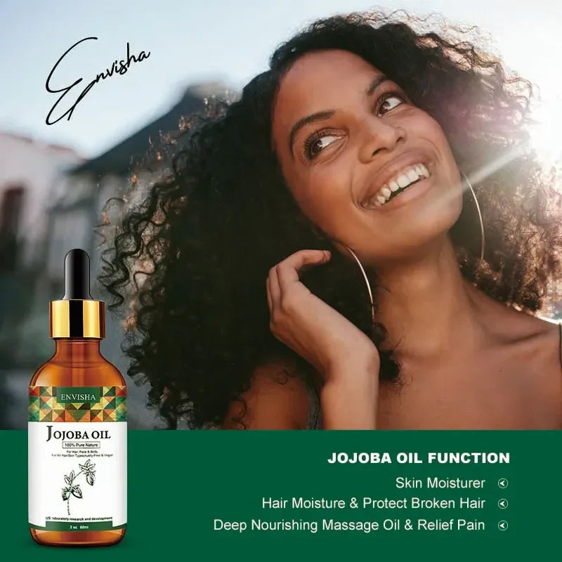 ENVISHA Body & Hair Oil – Argan, Jojoba, Castor & Coconut Body Oil Peaceful Pleasures Health and Wellness