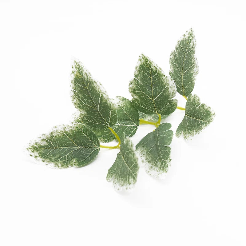Artificial Silk Rose Leaf Stems – Wedding & Home Décor (50/100pc)