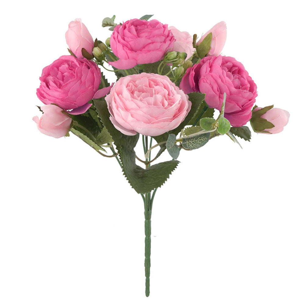 30cm Silk Peony Artificial Roses | Wedding & Home Decor