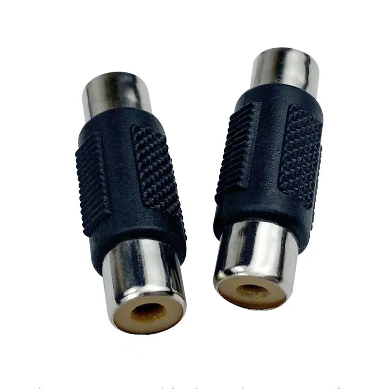 5pcs RCA Male To Male Coupler Female To Female Adapter AV Cable Plug Video Audio CCTV Extension Connector Peaceful Pleasures Health and Wellness RCA female to female