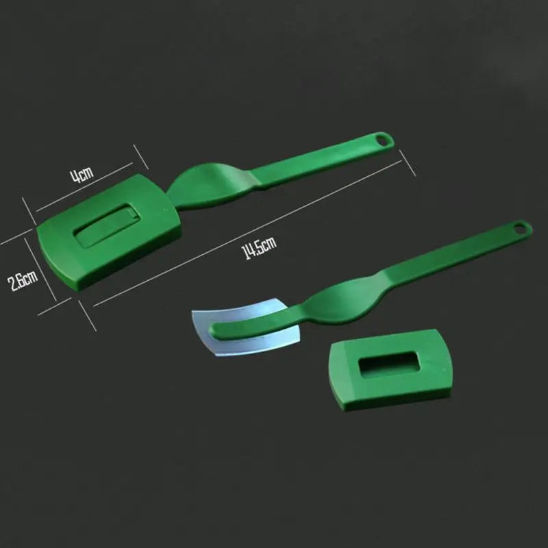 Plastic Bread Lame Tools Pastry Scraper Bread Knife/Slicer/Cutter Dough Breads Scoring Lame with Blades and Cover Peaceful Pleasures Health and Wellness